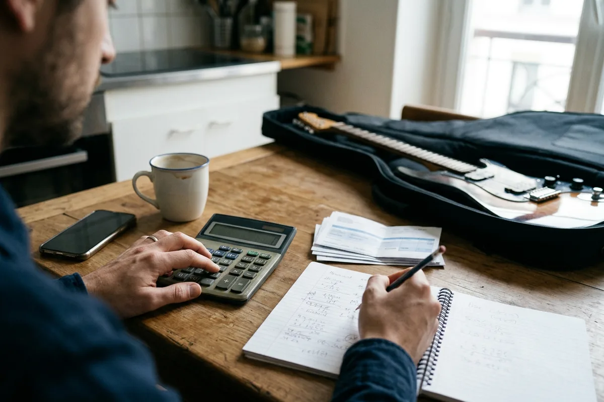 Calculer ton allocation journalière d'intermittent (AJ) : la formule A + B + C pas à pas