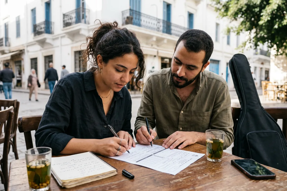 Déclarer une œuvre à l'OTDAV en Tunisie : bulletin, co-auteurs et dépôt