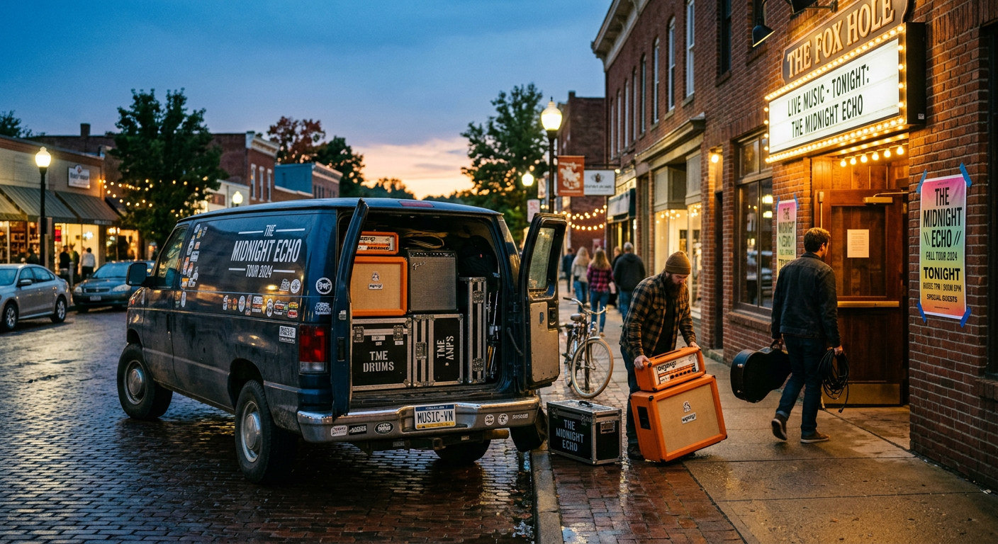 Organiser sa première tournée en indépendant : budget, booking et logistique