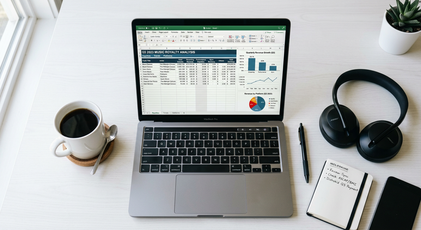 Comment lire et comprendre un relevé de royalties de son distributeur